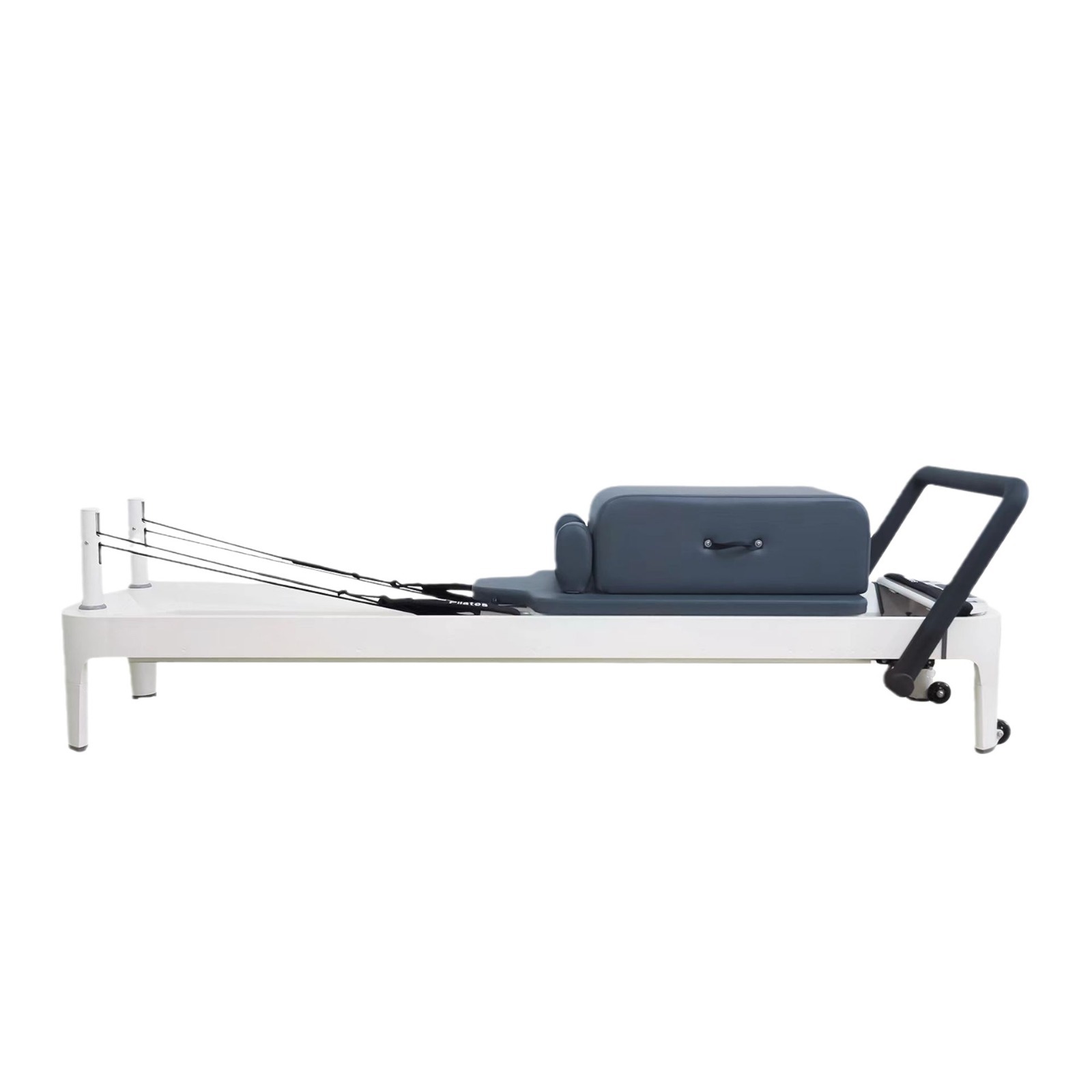 Pilates cama blanca cama de la base de la pista completa de la aleación de aluminio semi-Elevado tres-en-uno de la pista llena cama de la base de la aleación de aluminio