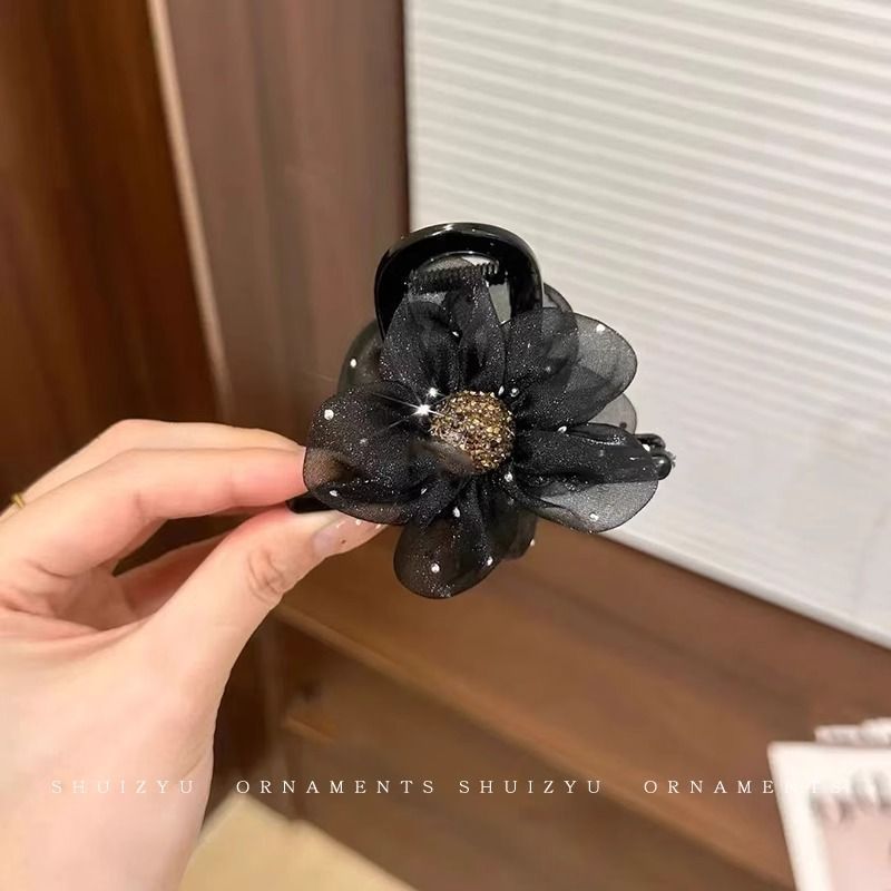 韩国夏季鲨鱼夹后脑勺设计感抓夹发饰高颜值发抓学院风轻奢发夹女|undefined