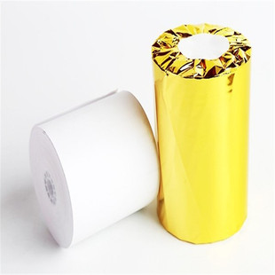 Weighing printing paper pound code single needle electronic display pound paper beige double adhesive paper recording paper