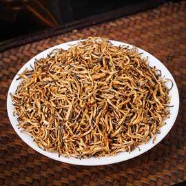 金骏眉茶叶新茶正宗武夷山红茶浓香果香型黄芽金俊眉500g散装批发