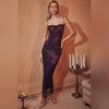 Sexy lace evening dress, European style, suitable for import, Amazon, lifting effect, hip-accented
