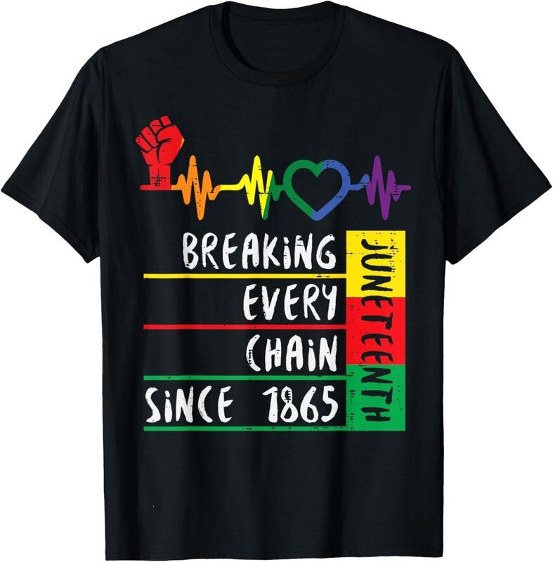 I 32054 Juneteenth 1865 Print T-Shirt Juneteenth Printed Short-Sleeve Shirt I 32054 Juneteenth 1865 Print T-Shirt Juneteenth Printed Short-Sleeve Shirt