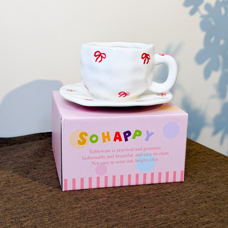 Taza de café de cerámica de alta calidad, taza de café de la tarde, esmalte de color, estilo chino, estilo retro coreano, hogar