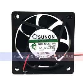 SUNON/建准 KDE1206PTV1 12V 1.7W 6025 6CM 磁悬浮 静音散热风扇