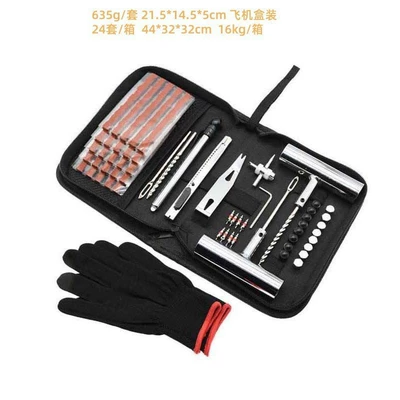 suit vacuum tire quick | Repair kit - black-62pc-tire-repair-tool