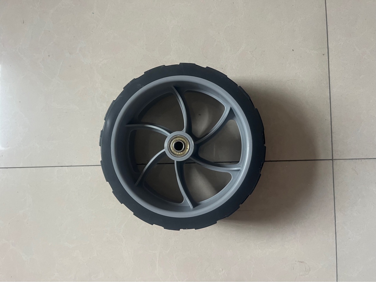 7x2寸 PVC 轮子 7寸沙滩车轮子