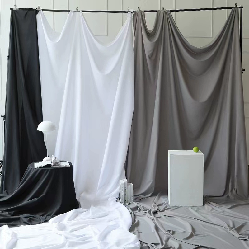 Фотофон, модная подвесная ткань, однотонный фон, украшение для гостиной, настенный реквизит для фотосъемки, черная ткань, экстерьер