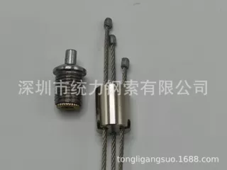 灯饰线钢丝绳 定做金属索头钢丝绳灯饰钢丝线挂绳车辆控制钢丝绳