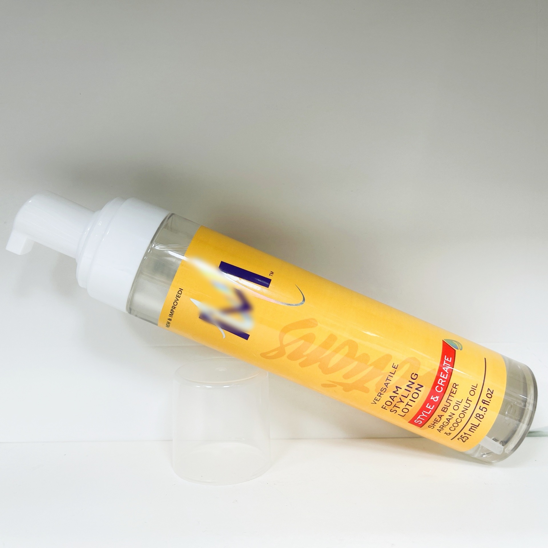 跨境Foam Styling Lotion 定型泡沫髮蠟噴霧果油精華髮膠液易造型