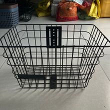 ✅普利司通不锈钢车筐 电动车前车筐 自行车车筐大容量耐压厂家直