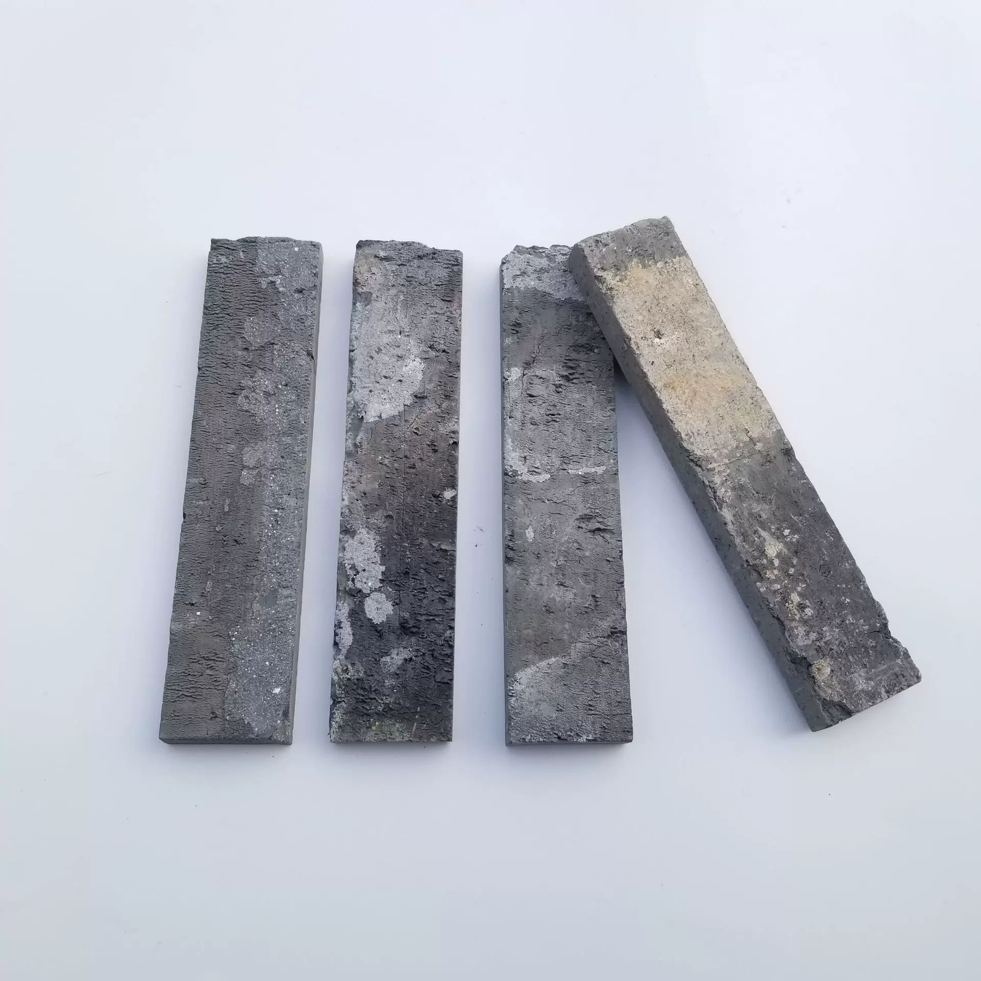 厂家直销老砖切割青砖砖皮 仿古建筑装饰用青砖片 厚度复古砖