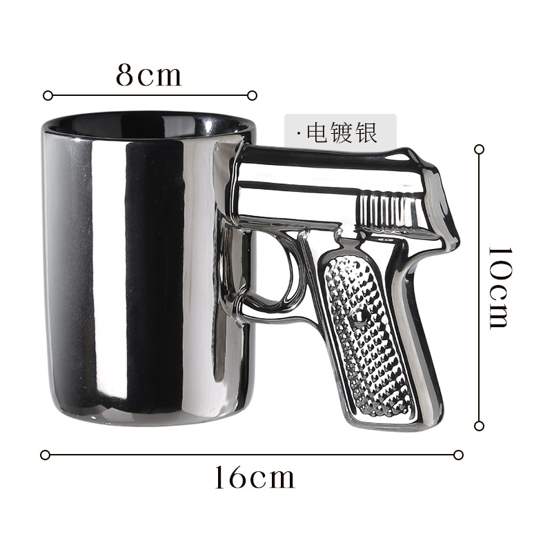 Taza de cerámica 3D imitación del águila del desierto empuje de modelado en relieve, taza de agua, taza de menú creativa, juegos de moda