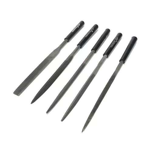 High-quality plastic handle set of utility files for metal grinding, mini files for woodworking and carving, grinding file set for wholesale