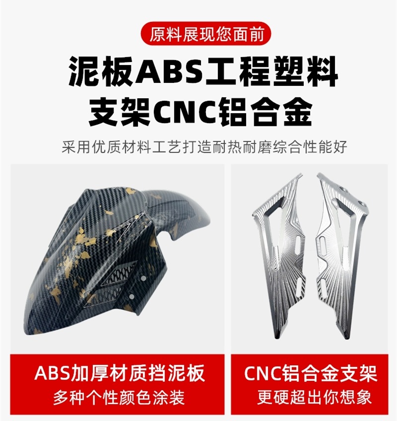 Electric Vehicle Modified Front Fender Calf Mqil/N1S/U+ No. 9 Mechanic M95Cgp Water Barrier Tile