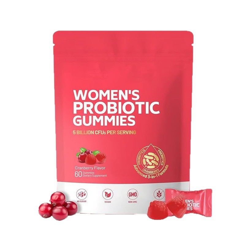 蔓越莓益生菌软糖WOMEN'S PROBIOTIC GUMMIES现货TK亚马逊爆款|undefined
