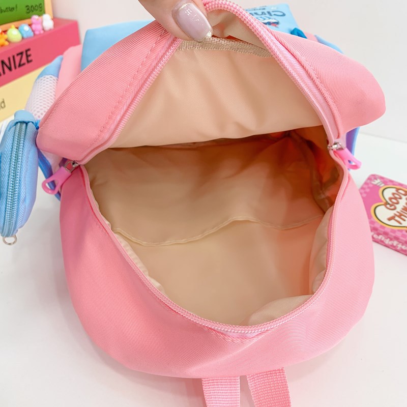 2025 primavera niños mochila de moda ocio niñas jardín de infantes viaje caricatura lindo mochila