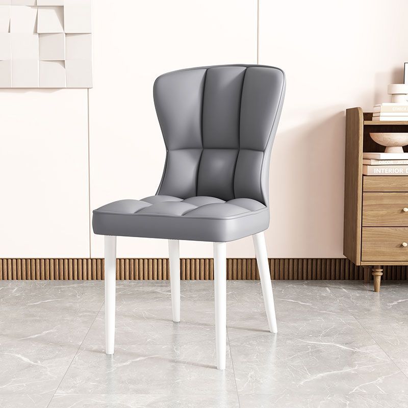 Asiento de restaurante nórdico simple respaldo superior silla de comedor de paquete flexible silla de negociación de hotel image 20