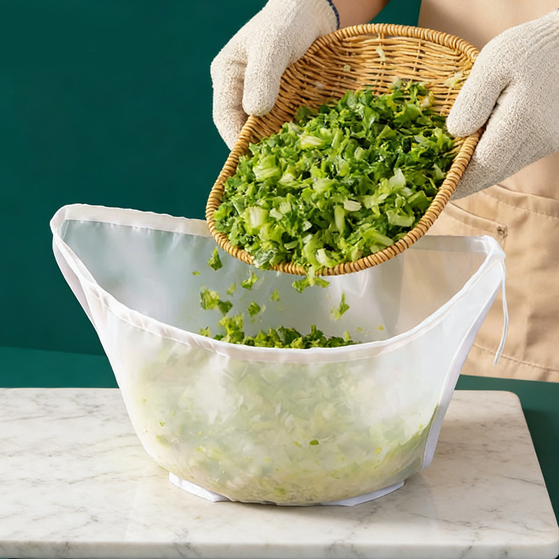 菜馅挤水袋家用超细豆浆过滤网厨房大敞口蔬菜挤菜袋脱水袋漏网袋