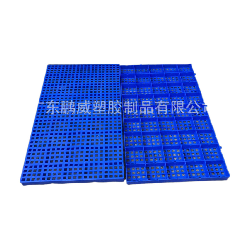 东莞现货加厚垫仓防潮塑料板 网格透气仓库塑是胶垫板 可拼接踏板