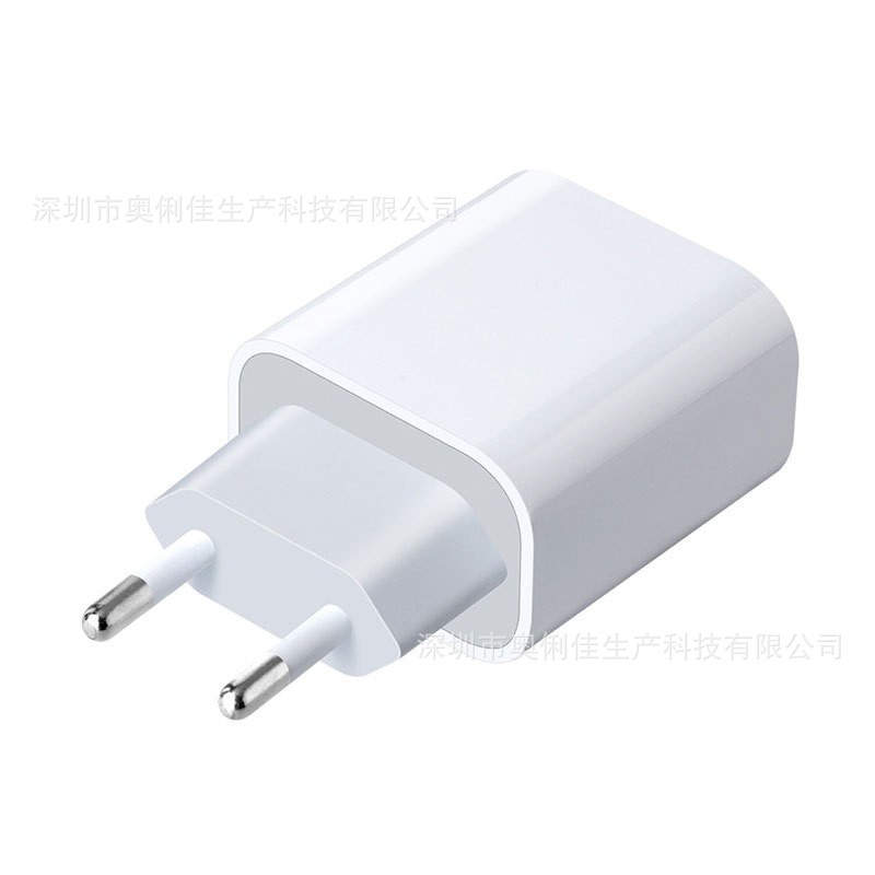 El cabezal de carga PD es adecuado para el cargador Apple 14 PD20w cabezal de carga rápida estándar europeo cable de carga rápida del cargador iphone13