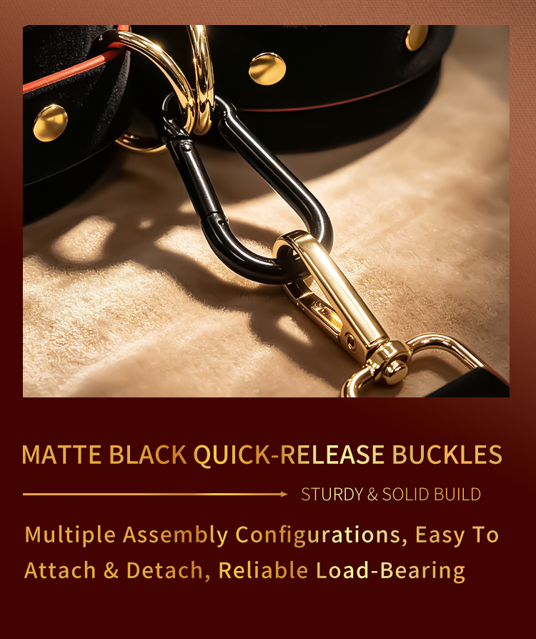 PU Leather Bondage Restraint Set with Detachable Cuffs and Mouth Ball Gag — detail image 25