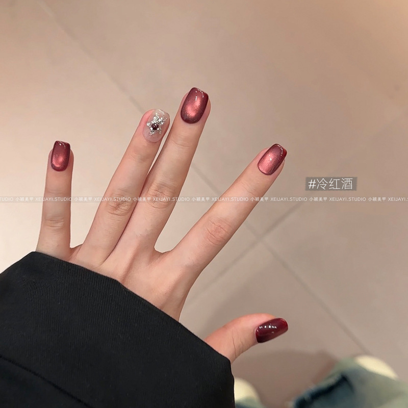 小颖美甲-5g罐装超细磁粉猫眼胶系列美甲光疗猫眼指甲油胶百搭色|undefined
