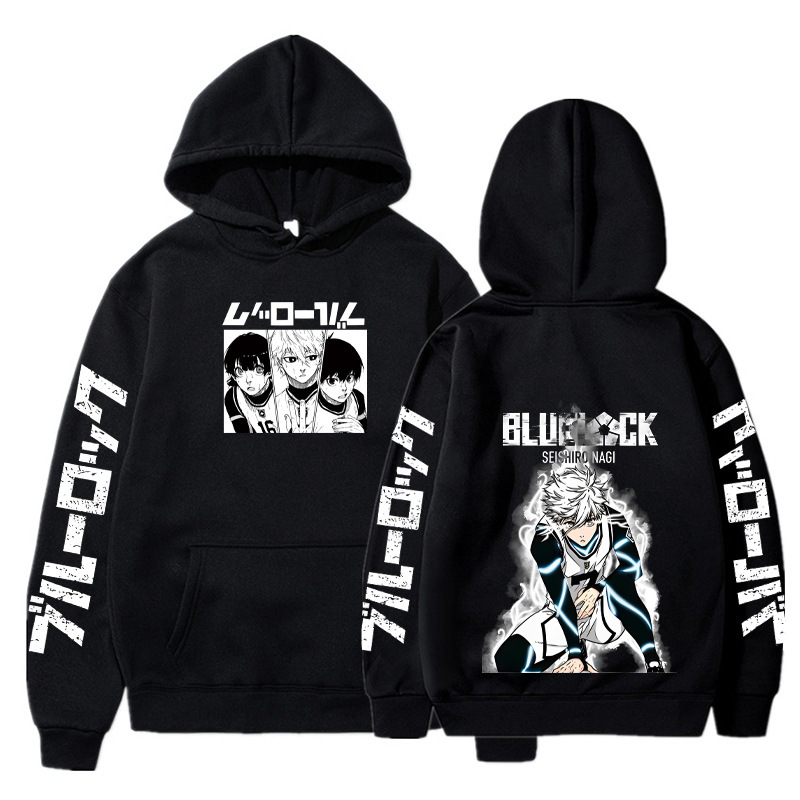 Anime BLUE LOCK Hoodie Fall Winter Long Sleeves Fleece