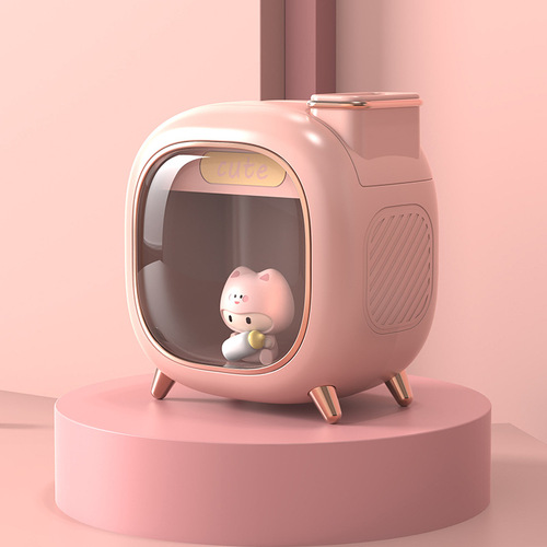 Cross-border cute pet desktop humidifier household heavy fog mini car air humidifier aromatherapy humidifier wholesale