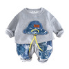 Autumn set for boys, children's trend sports sweatshirt, 2023 collection