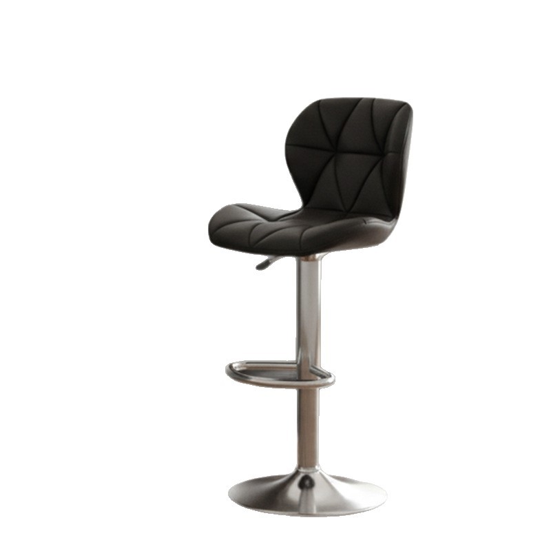 Silla de bar de cuero PU transfronteriza, silla de comedor de altura ajustable, silla de mesa de bar, silla alta moderna y simple image 6