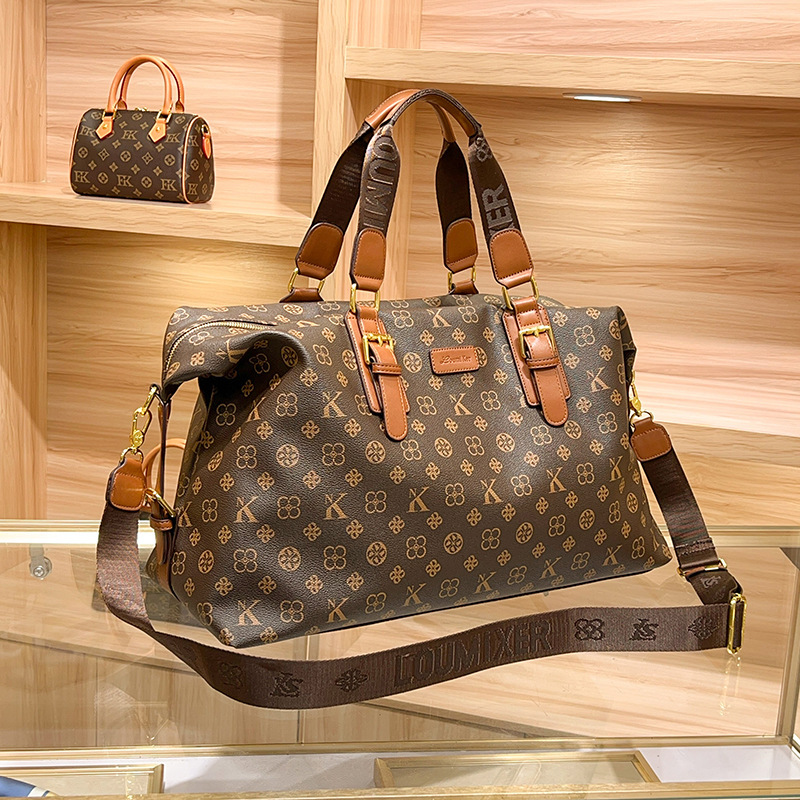 Cross-Border Special Supply Bags 2025 New Fashion Casual Portable Travel Bag Women's Large Capacity Genuine Leather Crossbody Tote Bag