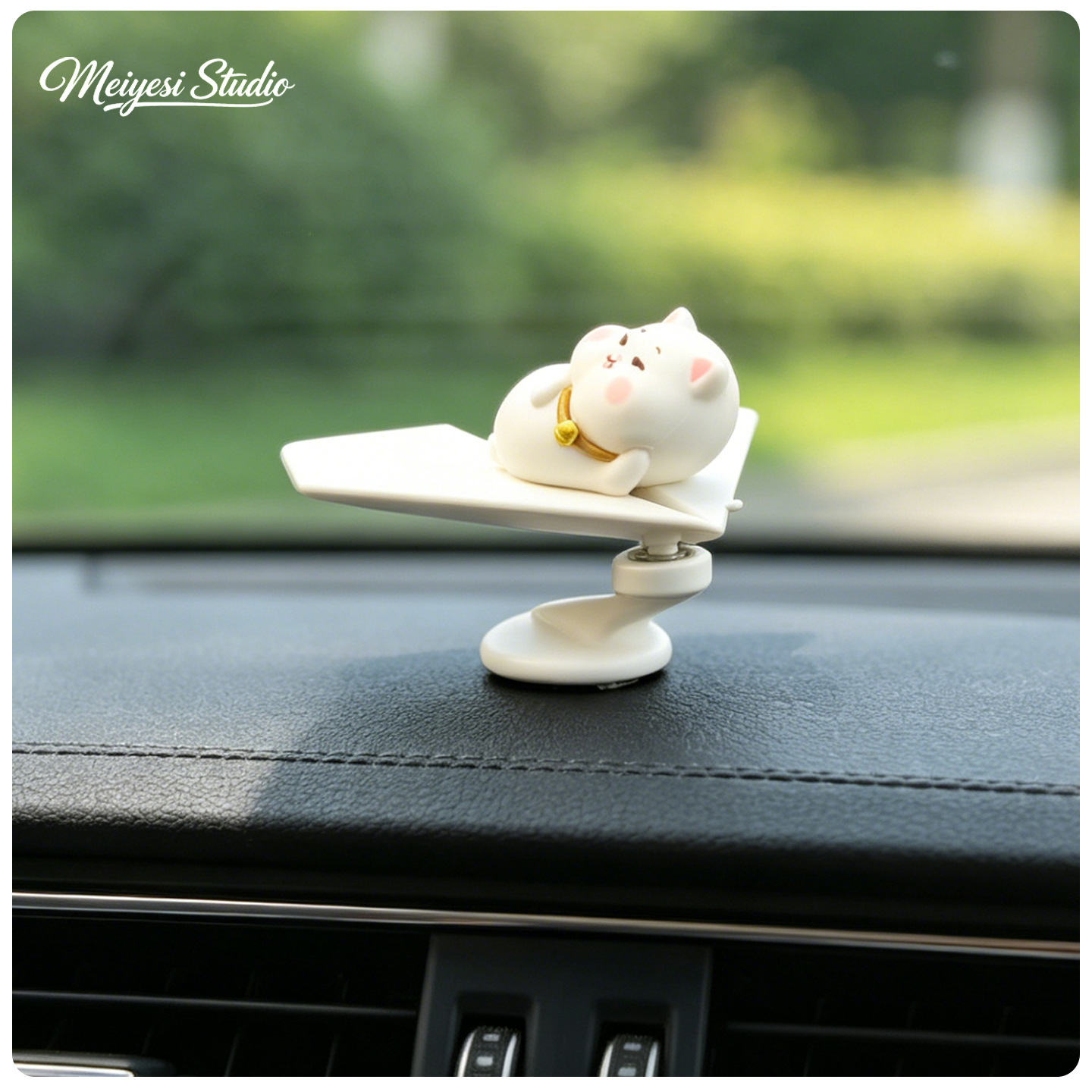 Crayón nuevo avión giratorio 2026 nuevo automóvil adorable joyería de dibujos animados decoración de curación descompresión