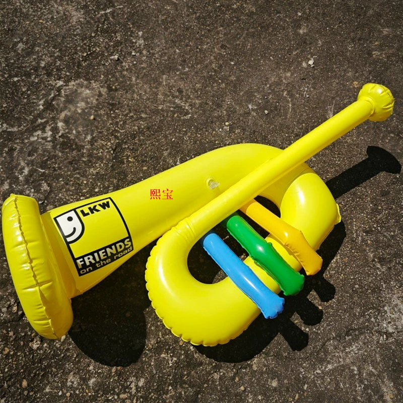 Производитель поставляет на заказ надувной музыкальный рожок из ПВХ, 61*28 см