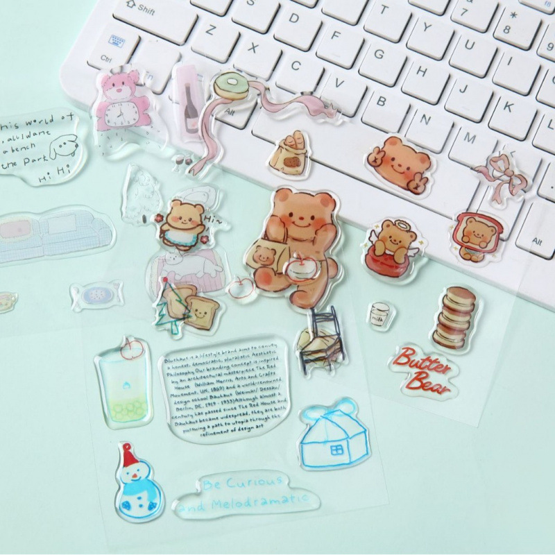 现货pvc水晶滴塑不干胶滴胶贴纸儿童卡通手机壳装饰水晶滴塑贴纸