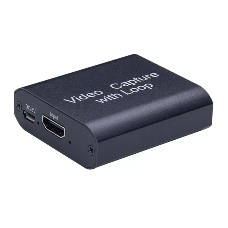 USB карта видеозахвата с кольцом, HD HDMI для ноутбука, Switch, трансляций и PS4