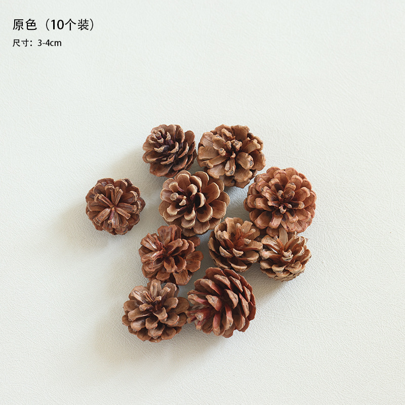 Buscando madera cruzando decoraciones navideñas colgantes de pino natural salvaje guirnaldas de pino material DIY camino de disparo de Navidad