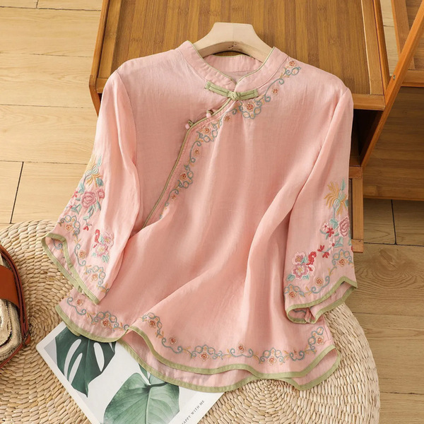 Retro cotton shirt