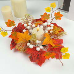 食卓装飾シミュレーション花輪ハロウィーンベリー越境カボチャ燭台豊作カエデ花輪秋色節