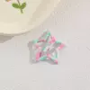 Plaid drip oil spray paint pink