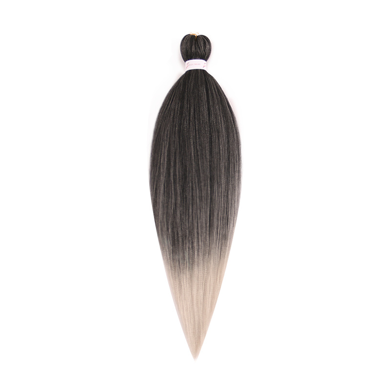 EZ Trenza PVC ignífugo a baja temperatura fibra multicolor flojo gran ganchillo de trenza fábrica de cabello recto un cabello