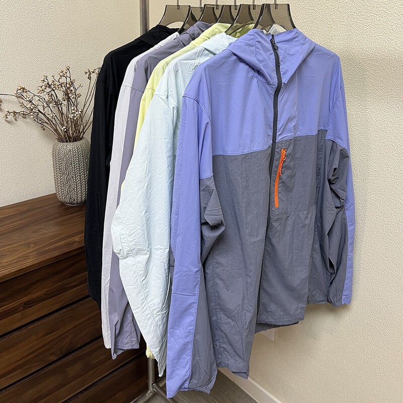 26 New Summer Models of the Same Style as Niao Jia, Lightweight Hooded Windproof and Sun Protection Jacket, Unisex Wind Shell