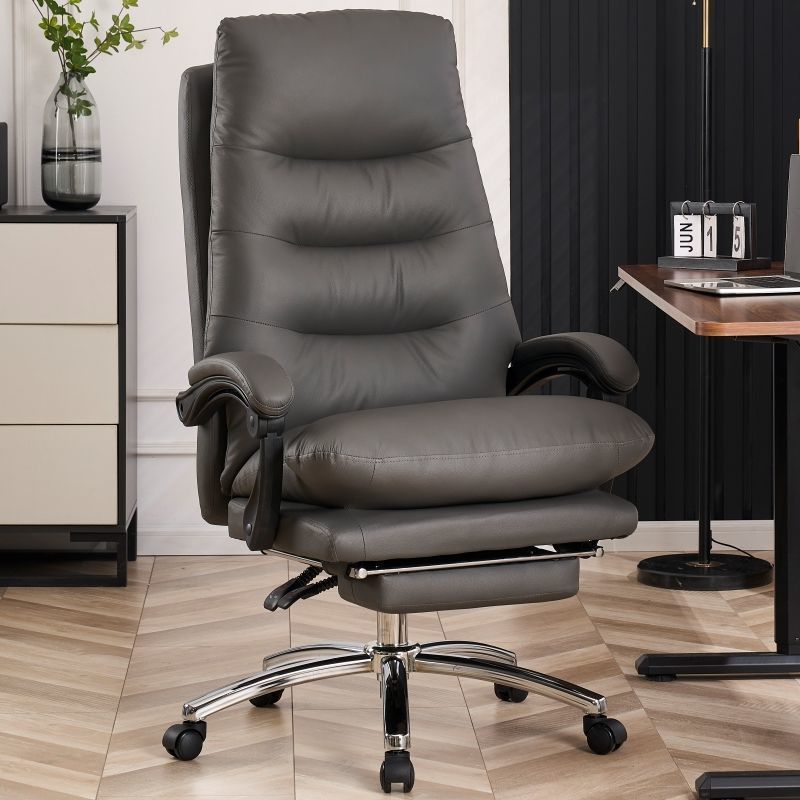 Home Computer Chair, Leisure Sofa, Office Chair, Study Desk Seat, Comfortable Sedentary Light Luxury Boss Chair, Reclining