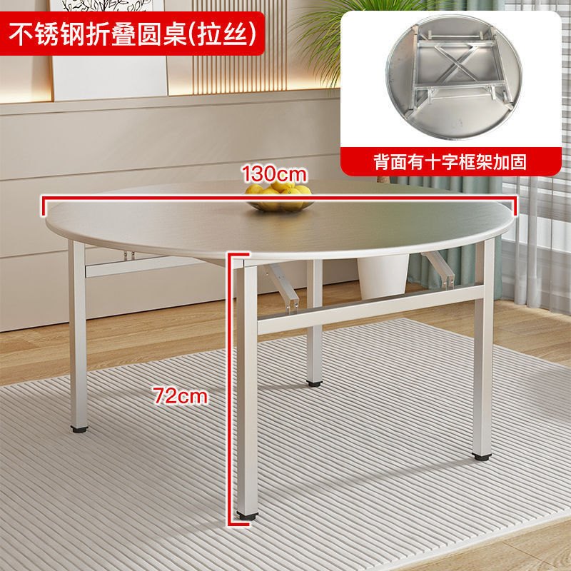 新商品の商用特厚ステンレステーブルは折りたたみ可能です。|undefined