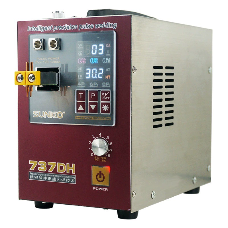 SUNKKO737DH Индукционная машина для предварительной сварки с задержкой батареи точечной сварки 18650 литиевая батарея Сварочный аппарат высокой мощности Сертификация CE
