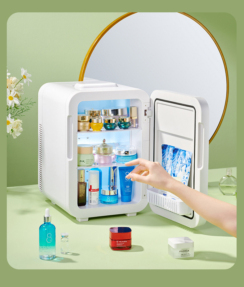 Suitable for Eos Mini Refrigerator Small Home Dormitory Car Refrigerator Mini Student Refrigeration and Freezing for One Person