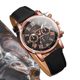 Cross-border Drainage Women's Belt Watch Geneva Quartz Belt Fashion Women's Watch Rome Scale Hand