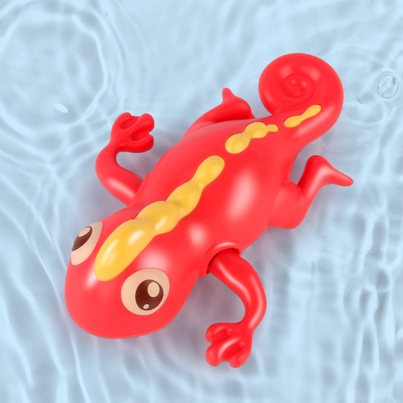 クロスボーダーの赤ちゃんのお風呂のおもちゃは水の上でチェーンのぜんまいを切って水をかきます。|undefined