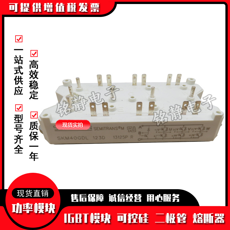 SKM50GDL062D德国IGBT模块SKM40GDL123D型号齐全SKM40GDL124D现货