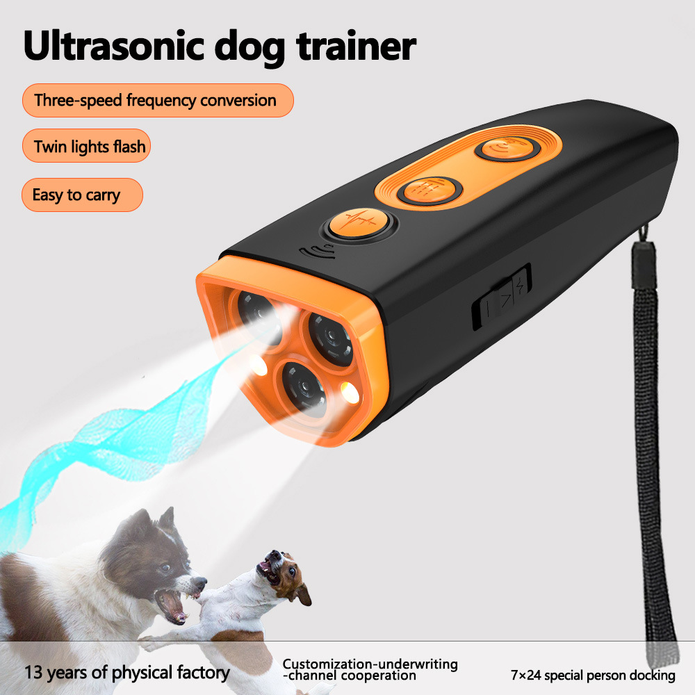 New Dog Repellent Device, Anti-Barking Device, Dog Training Device, Handheld Portable Ultrasonic Dog Repellent Device in Stock