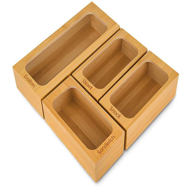 Hộp đựng thực phẩm Hộp tổ chức Hộp đựng tre Hộp phân phối, Hộp đựng nhà bếp đa lưới, Hộp đựng khăn giấy